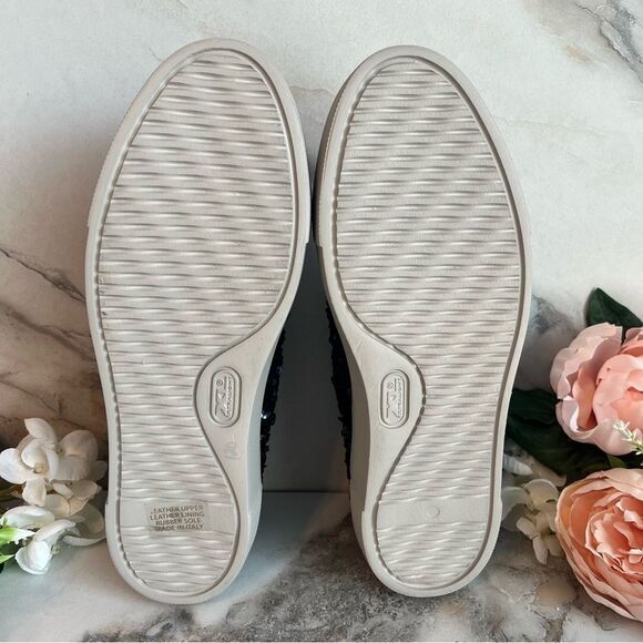 AGL Mollie Bling Sequin Embellished Platform Sneaker In Night Size 8 NEW - Picture 15 of 17